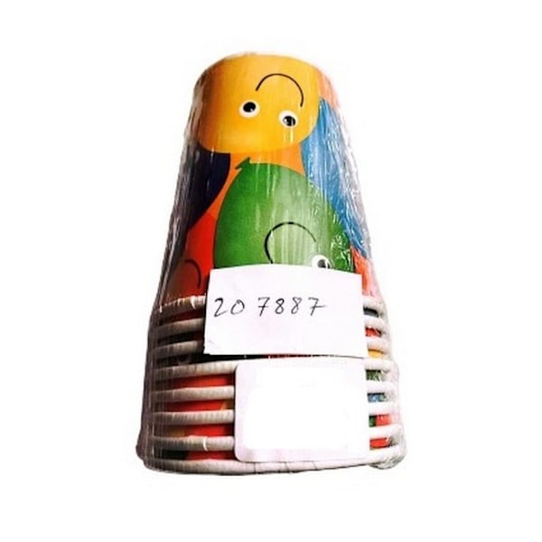 Googly Eyes Party Cup (8-pack) En Storlek Flerfärgad Multicoloured One Size