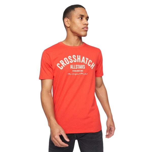 Crosshatch Weymouth T-shirt för män (5-pack) L Flerfärgad Multicoloured L