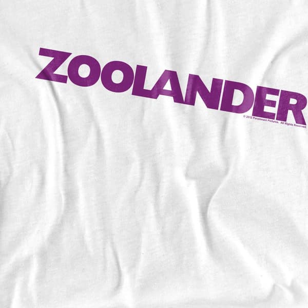 Zoolander Herr Logo T-Shirt S Vit White S