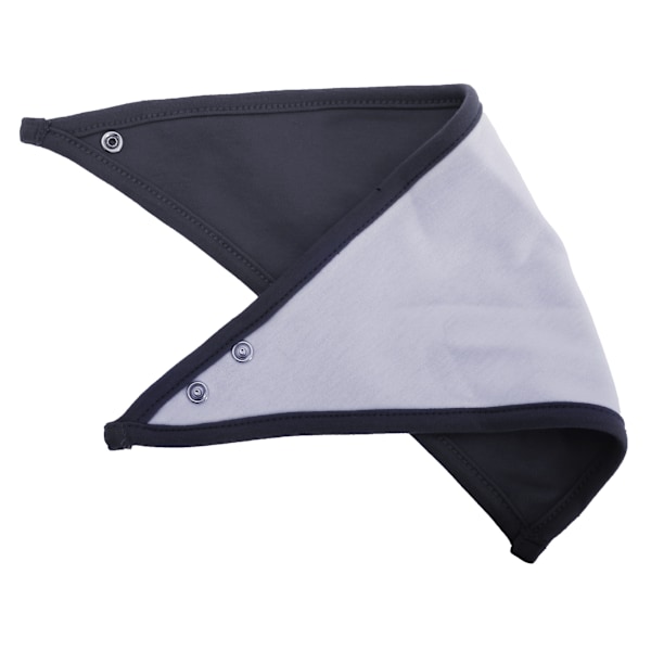 Babybugz Baby Plain Bandana Bib One Size Vit/Svart White/Black One Size