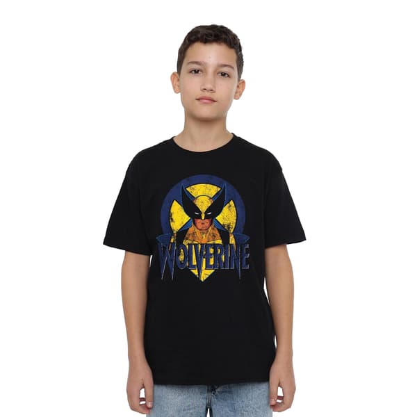 Marvel Barn/Barn X-Men Wolverine Retro T-Shirt 3-4 År B Black 3-4 Years