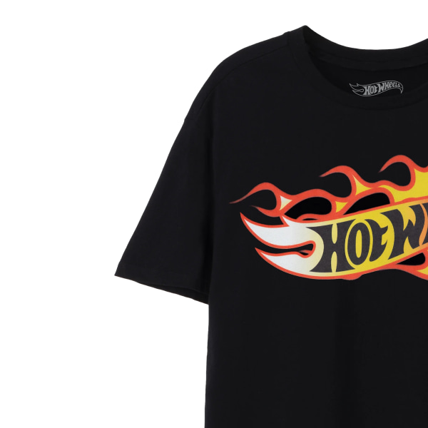 Hot Wheels Flames Logo T-shirt XXL Svart Black XXL