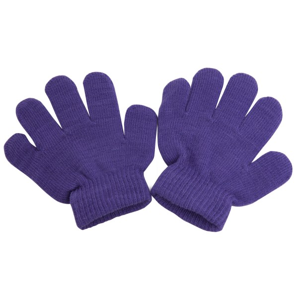 Barn/barn Vinter Magic Gloves One Size Lila Purple One Size