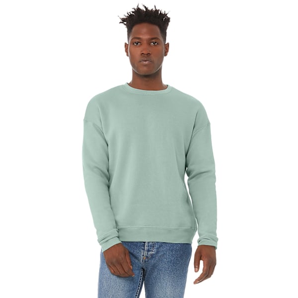 Bella + Canvas Unisex Vuxen Fleece Drop Shoulder Sweatshirt M D Dusty Blue M
