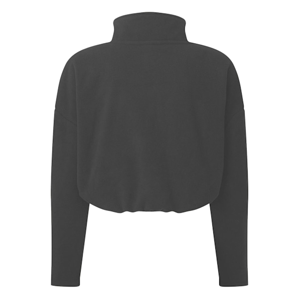 TriDri Dam/Dam Cropped Fleece Top S-M Charcoal Grey Charcoal Grey S-M