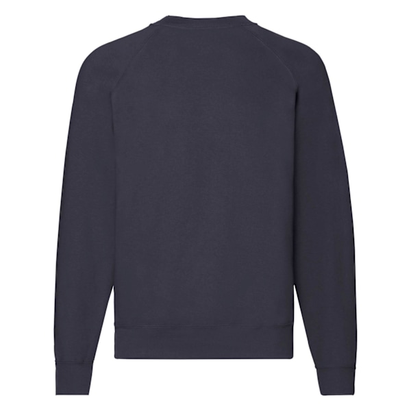 Fruit Of The Loom Classic 80/20 Raglan Sweatshirt L Deep N Deep Navy L