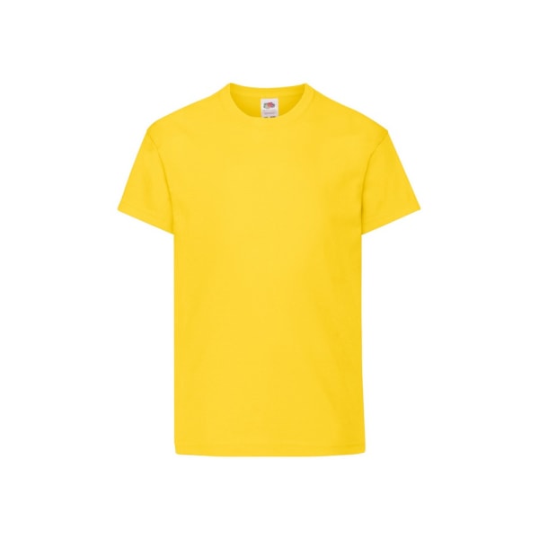 Fruit of the Loom Barn/Barn Original T-shirt 14-15 år Y Yellow 14-15 Years