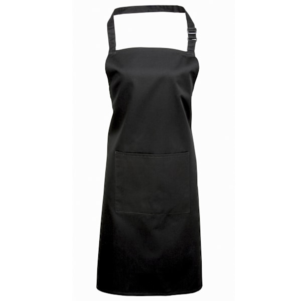 Premier Dam/Kvinnors Färger Bip Förkläde Med Ficka / Arbetskläder Black One Size