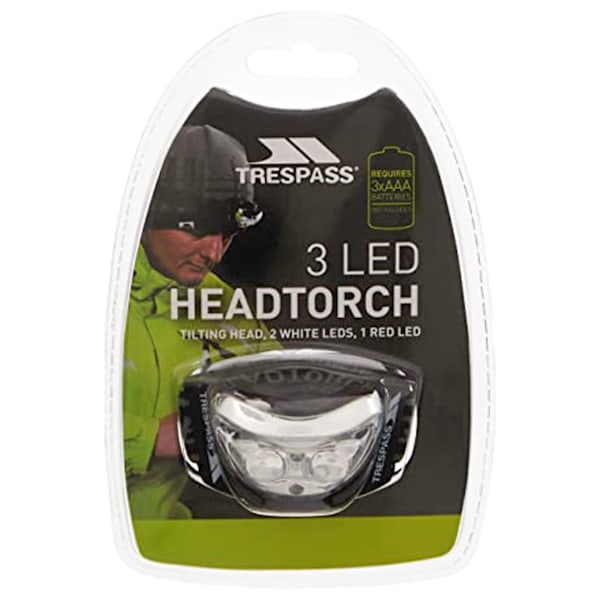 Trespass Guidance 3 LED pannlampa One Size Svart Black One Size