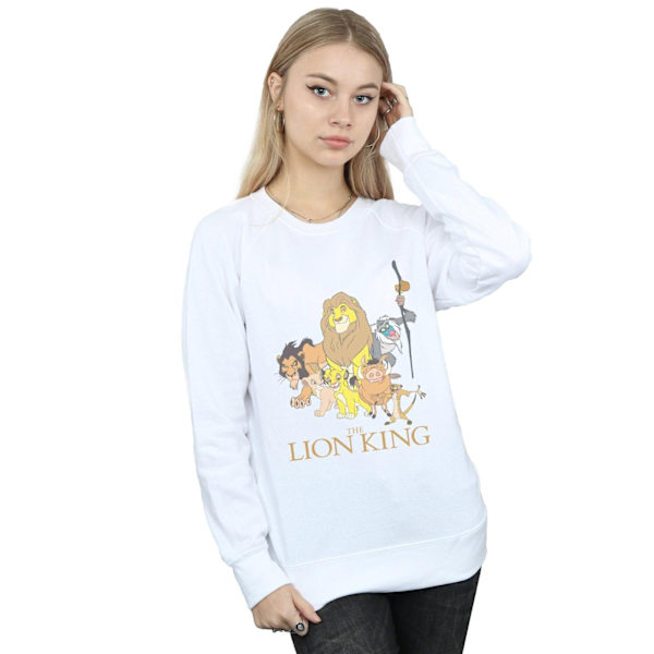 Disney Dam/Kvinnor Lejonkungen Grupptröja XXL Vit White XXL