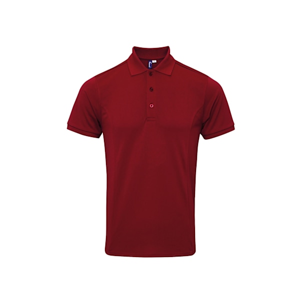 Premier Mens Coolchecker Plus Pique Polo Med CoolPlus 4XL Burg Burgundy 4XL