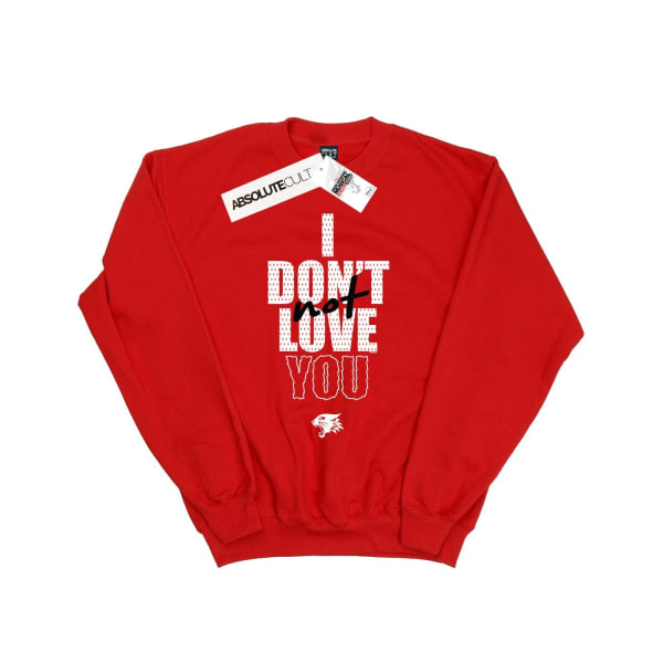 Disney Mens High School Musical The Musical Not Love You Sweats Red L