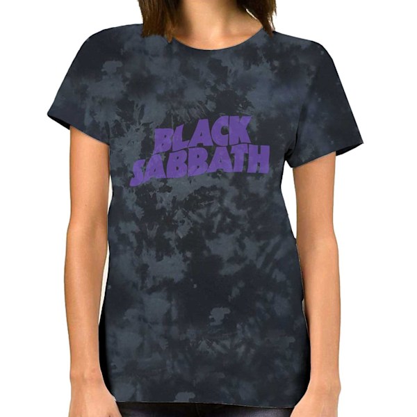 Black Sabbath Unisex Adult Wavy Logo T-Shirt L Svart Black L