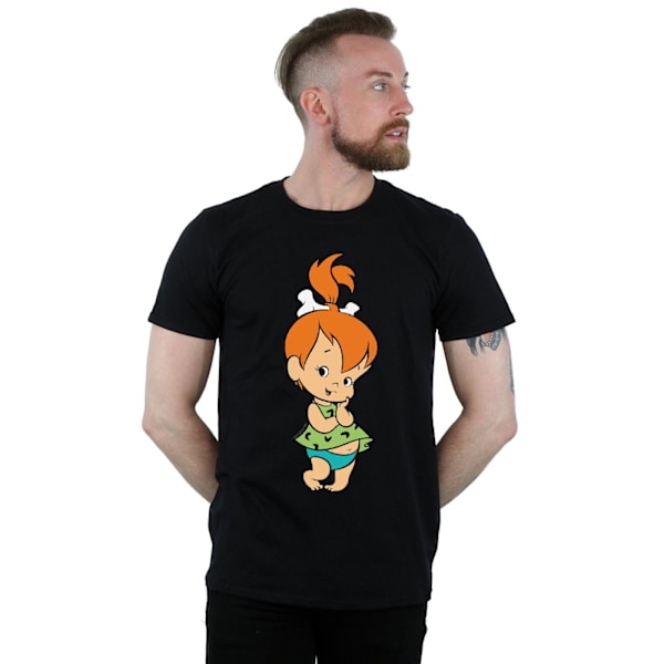 The Flintstones Herr Pebbles Flintstone T-shirt S Svart Black S