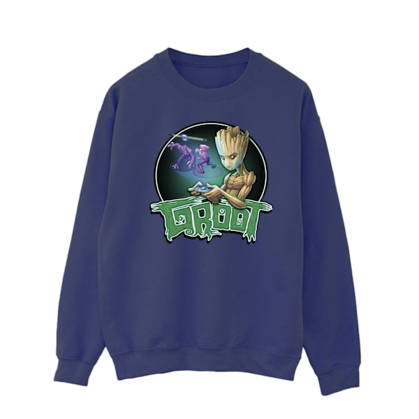 Marvel Herr Guardians Of The Galaxy Groot Gaming Ring Sweatshirt Navy Blue XXL