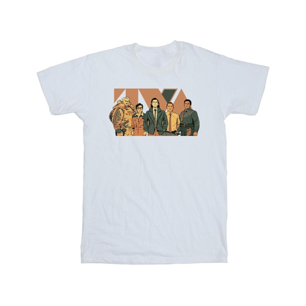 Marvel herr Loki TVA grupp T-shirt XL vit White XL