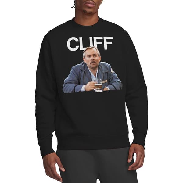 Cheers Unisex Vuxen Cliff Clavin Sweatshirt M Svart Black M