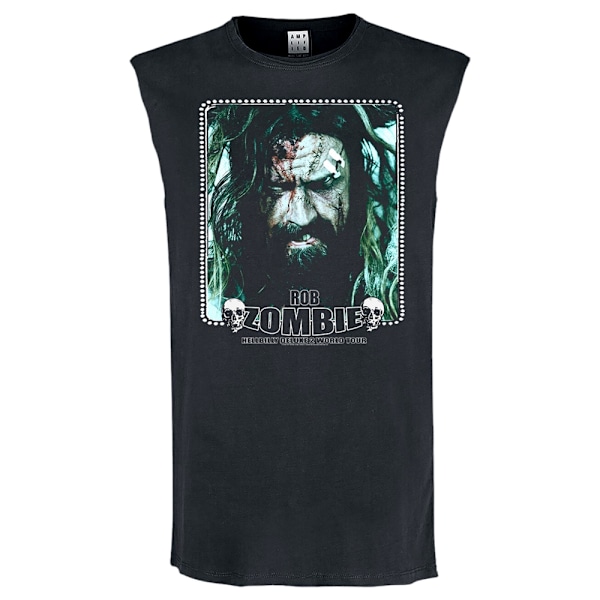 Amplified Herrarnas Hellbilly Rob Zombie Ärmlös Tank Top L Kolgrå Charcoal L