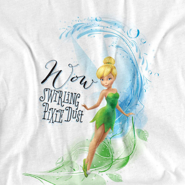 Disney Fairies Unisex Vuxen Wow Virvlande Älvstoft Tingeling White M