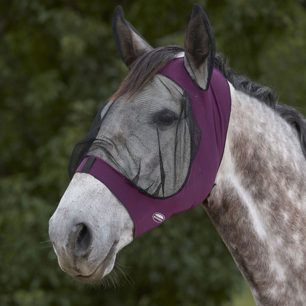 Weatherbeeta Deluxe Stretch Horse Eye Saver med öron Pony Purp Purple/Black Pony