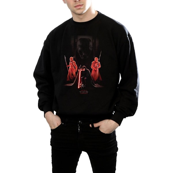 Star Wars Herr The Last Jedi Kylo Ren Knäböjande Sweatshirt XXL B Black XXL
