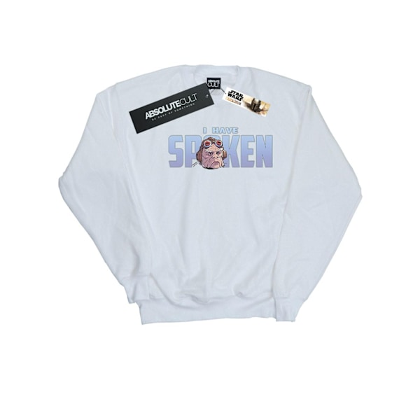 Star Wars Herr The Mandalorian Kuiil I Have Spoken Sweatshirt M White M