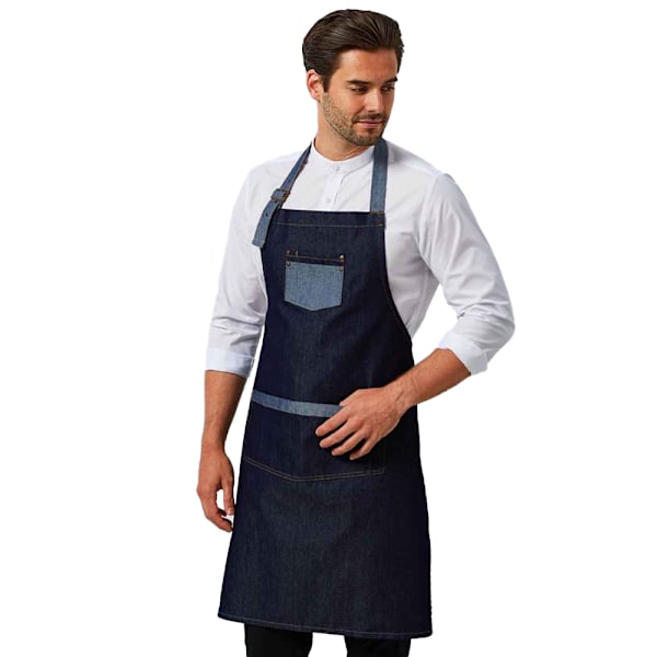 Premier Unisex Vuxen Domain Full Apron One Size Indigo Denim Indigo Denim One Size
