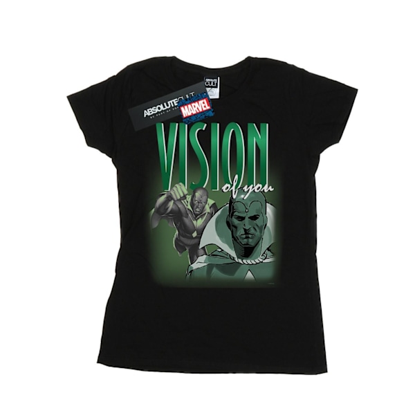 Marvel Dam/Kvinnor Vision Homage Bomull T-shirt XL Svart Black XL