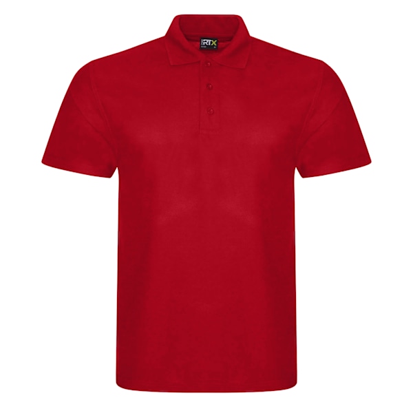 PRO RTX Herr Pro Pique Poloshirt XS Röd Red XS