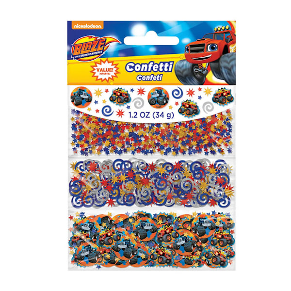 Blaze & The Monster Machines Konfettistorm En Storlek Flerfärgad Multicoloured One Size