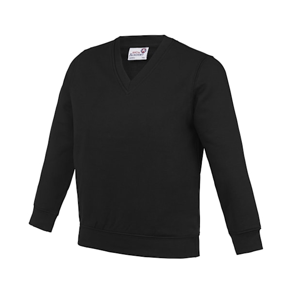 Awdis Barn/Barn Akademi V-ringad Sweatshirt 13 År Svart Black 13 Years