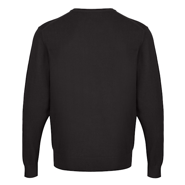 CastlePoint Stickad V-ringad Tröja för Män S Svart Black S