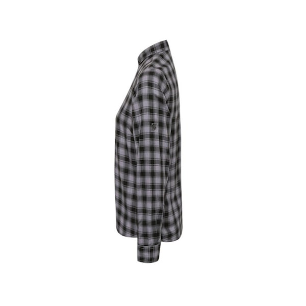 Premier Dam/Kvinnor Mulligan Rutig Långärmad Skjorta XXL S Steel/Black XXL