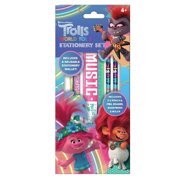Trolls World Tour Stationery Set One Size Multicoloured Multicoloured One Size