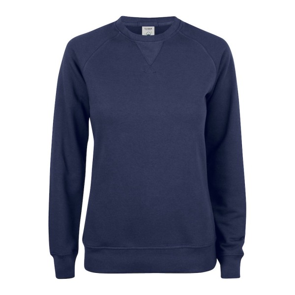 Clique Dam/Kvinnor Premium Rund Hals Sweatshirt XL Mörk Marinblå Dark Navy XL