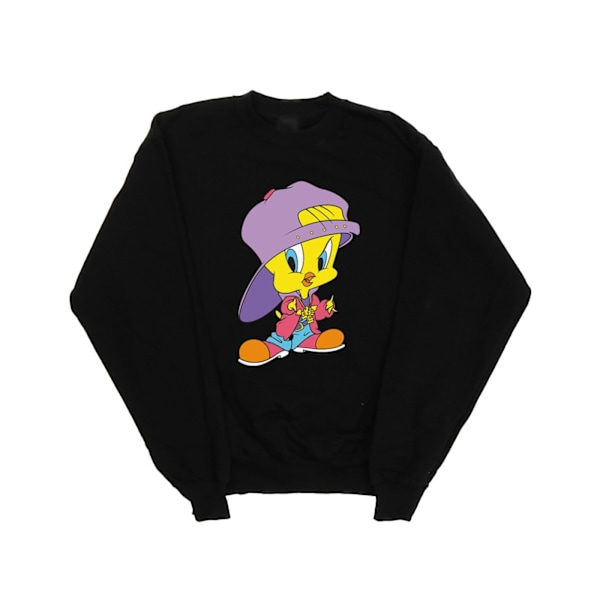 Looney Tunes Tweety Pie Hip Hop Sweatshirt för män 4XL Svart Black 4XL