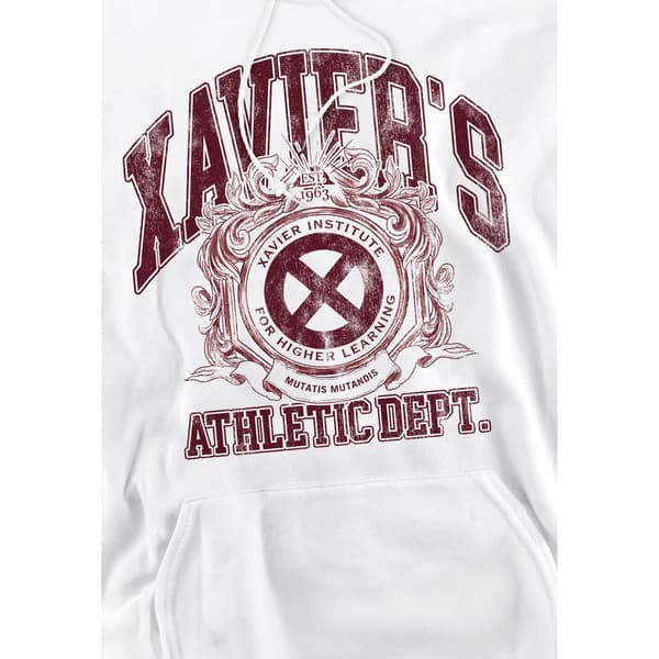 Marvel Herr X-Men Athletic Dept Professor X Hoodie S Vit White S