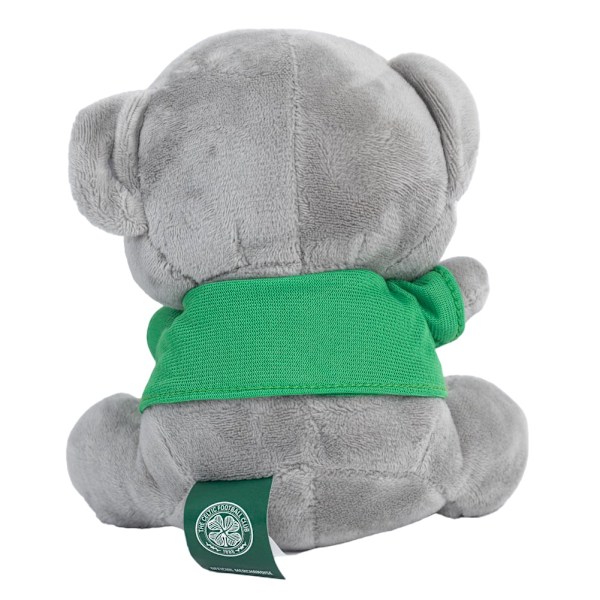 Celtic FC Crest Teddy Bear En Storlek Grå/Grön Grey/Green One Size