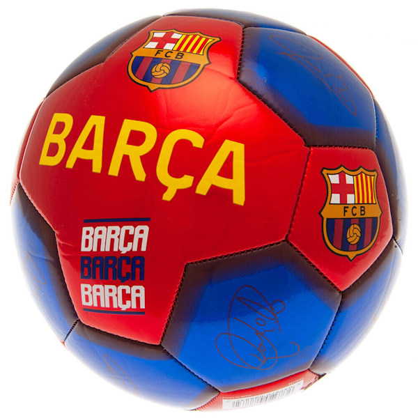 FC Barcelona Barca Barca Barca Crest Fotboll 5 Maroon/Navy Blu Maroon/Navy Blue 5