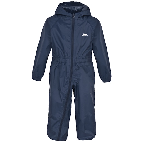 Trespass Babies Button Vattentät Regnställ 18/24 Månader Marinblå B Navy Blue 18/24 Months
