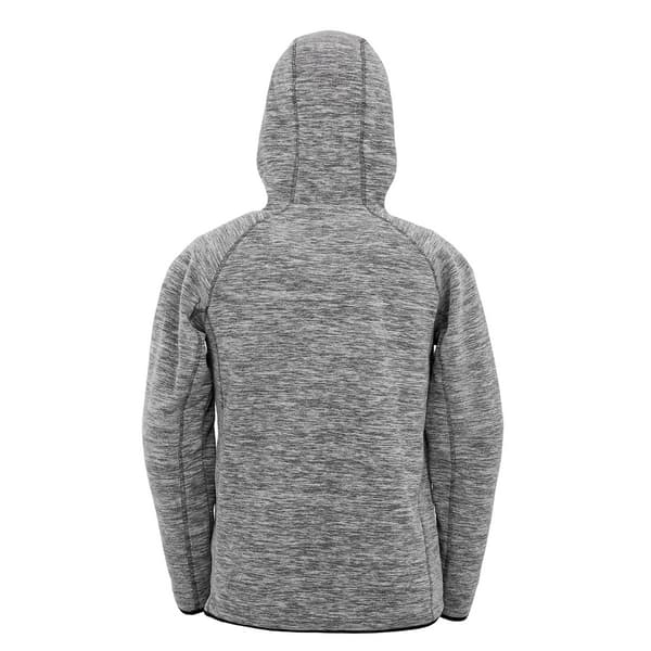 Spiro Herr Microfleece Hoodie L Grå/Svart Grey/Black L