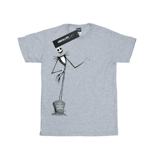 Disney Boys Nightmare Before Christmas Jack Pose T-shirt 12-13 Sports Grey 12-13 Years