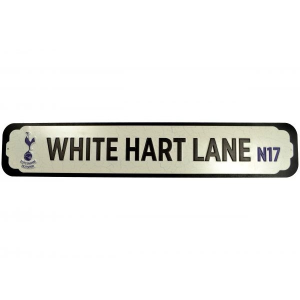Tottenham Hotspur FC Deluxe White Hart Lane N17 Plaque One Size Black/Silver One Size