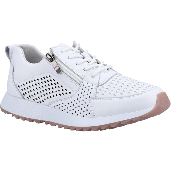 Fleet & Foster Dam/Dam June Mockaskor Tränare 3 UK Vit White 3 UK