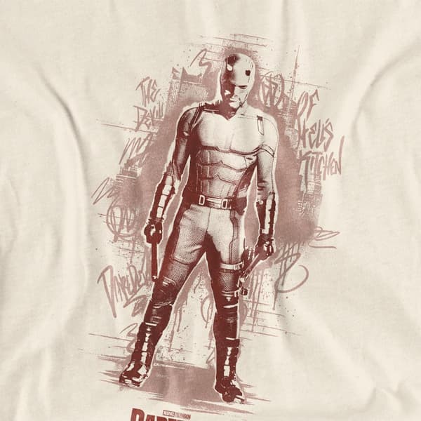 Daredevil Dam/Dam Born Again Hell´s Kitchen Graffiti T-shirt Natural M