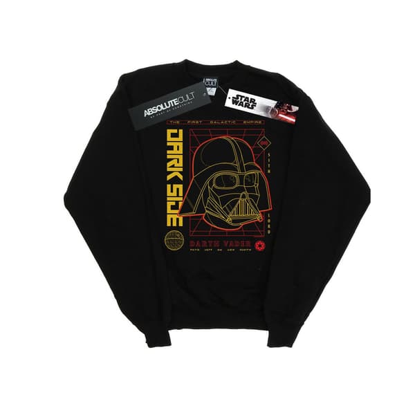 Star Wars Herr Darth Vader Dark Grid Sweatshirt L Svart Black L