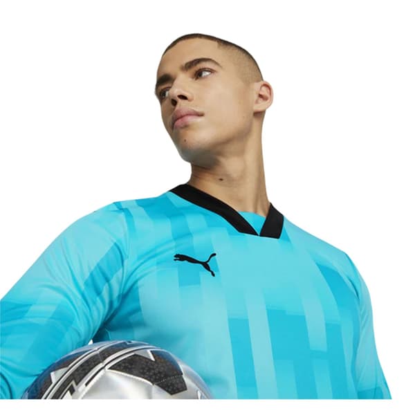 Puma Herr Teamtarget Långärmad Målvaktströja M Blå Blue M