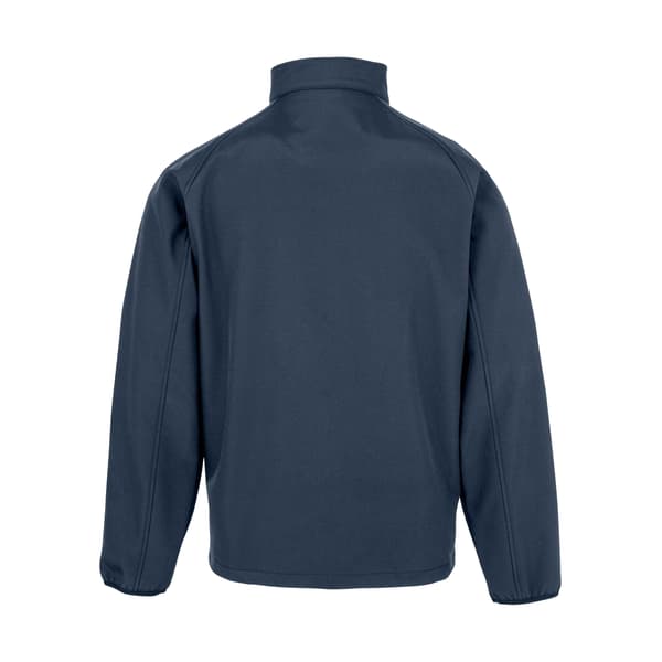 Result Återvunnen Barn 2-lagers tryckbar Soft Shell Jacka Navy 5-6 Years