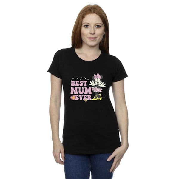 Disney Womens/Ladies Best Mum Ever Bomull T-shirt M Svart Black M