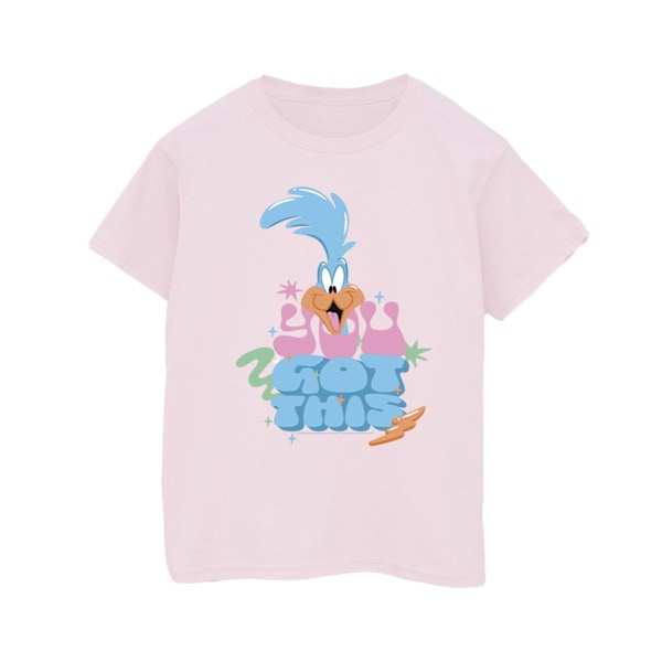 Looney Tunes Dam/Damer Roadrunner You Got This Bomullspojkvän Baby Pink XL